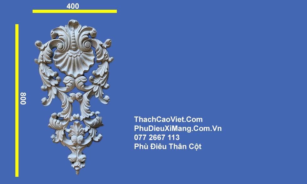 Phù Điêu Thân Cột 400x800